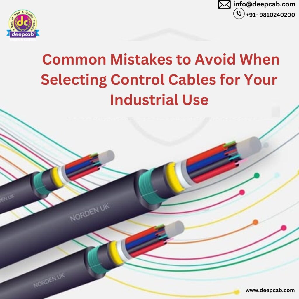 Control Cables for Industrial Use